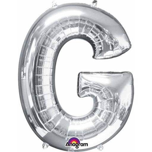 Silver Letter G 16 Inch Foil Balloon
