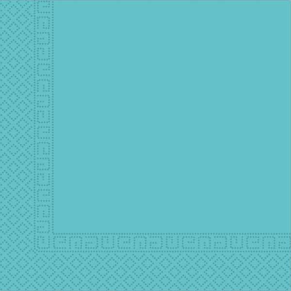 Solid Turquoise 3-Ply Luncheon Napkins, 20 Count