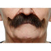 MOUSTACHE BRQWN RED FLECKS 13 CM X 4 CM