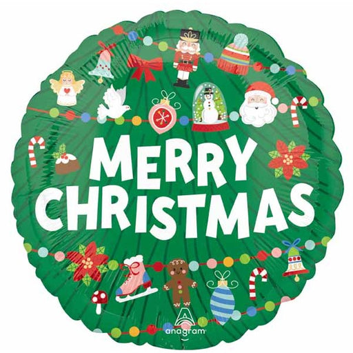 Timeless Christmas Tree 18-Inch Round Foil Balloon