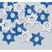 Blue & Silver Star of David Confetti