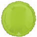 Vibrant Green 18-Inch Round Foil Balloon