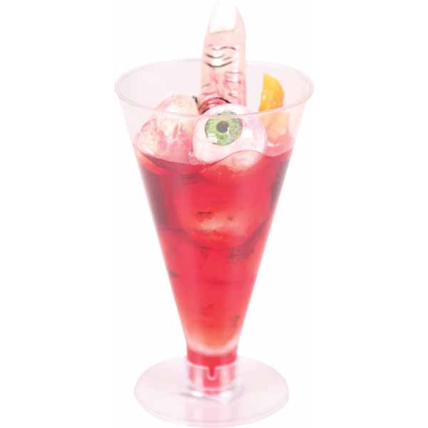 6" Dessert Cup with Faux Body Parts Halloween Prop