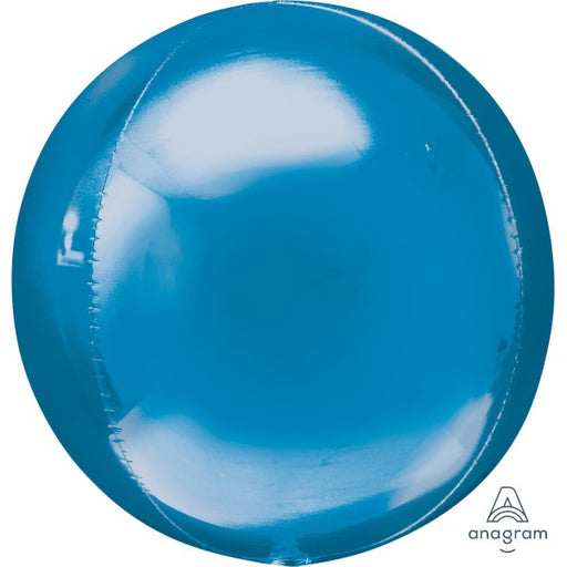 Blue Orbz Foil Balloon, 16 Inch