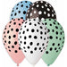 Gemar 13" Panda Spots Printed Latex Balloons, 50 Count