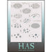 Graftobian Whimsy Half Ass Stencil Bundle, 11 Stencils