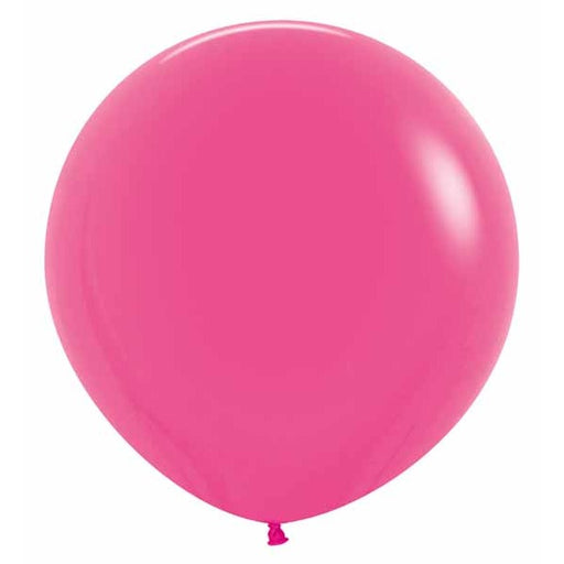Sempertex 24 Inch Neon Fuchsia Latex Balloons, 10 Pack
