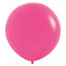 Sempertex 24 Inch Neon Fuchsia Latex Balloons, 10 Pack