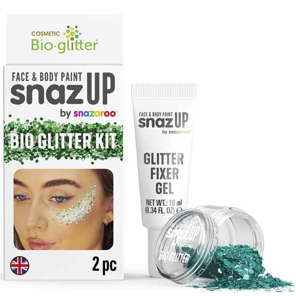 Snazaroo Bio Glitter Kit in Turquoise