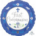 Communion Day Boy 18-Inch Round Foil Balloon