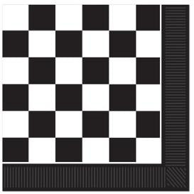 Checkered 2-Ply Luncheon Napkins, 16 Count