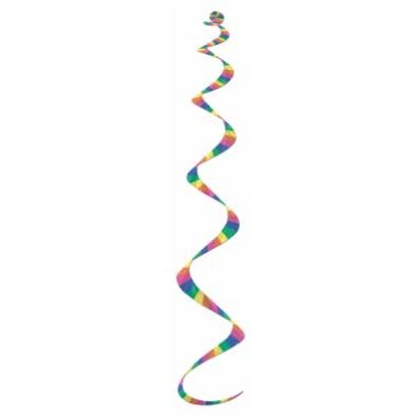 PRINTED STRIPES 5/PK TWIRLY WHIRLYS 24"