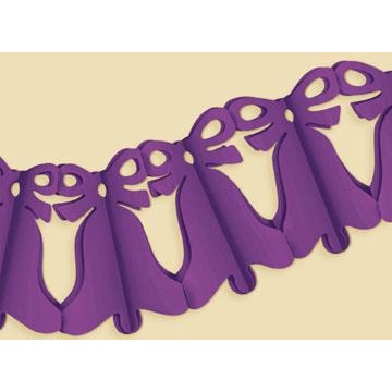 12' BELL GARLAND PURPLE 1/PKG