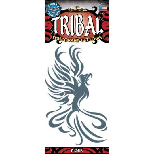 Phoenix Tribal Temporary Tattoo