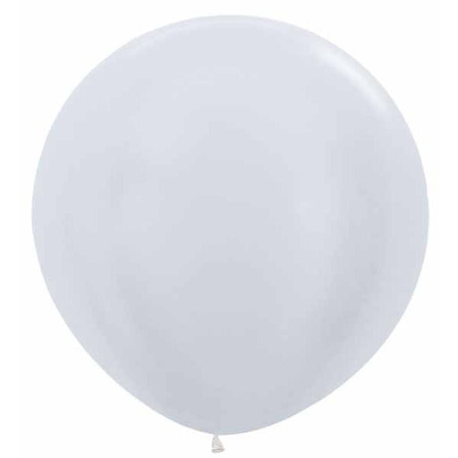 Sempertex Satin White 36-Inch Latex Balloons, 2-Pack