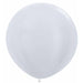 Sempertex Satin White 36-Inch Latex Balloons, 2-Pack