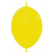 Sempertex Yellow 12-Inch Link-O-Loon Latex Balloons, 25 Pack