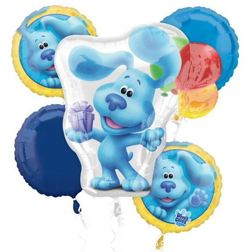 Blue's Clues Foil Balloon Bouquet, 5 Piece