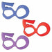 50 Metallic Fanci Frames Party Glasses, 1 Per Pack
