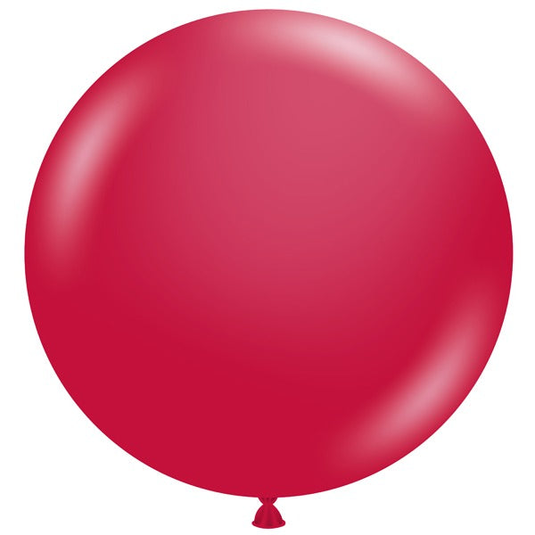 Tuftex 24-Inch Metallic Starfire Red Latex Balloons, 25 Count