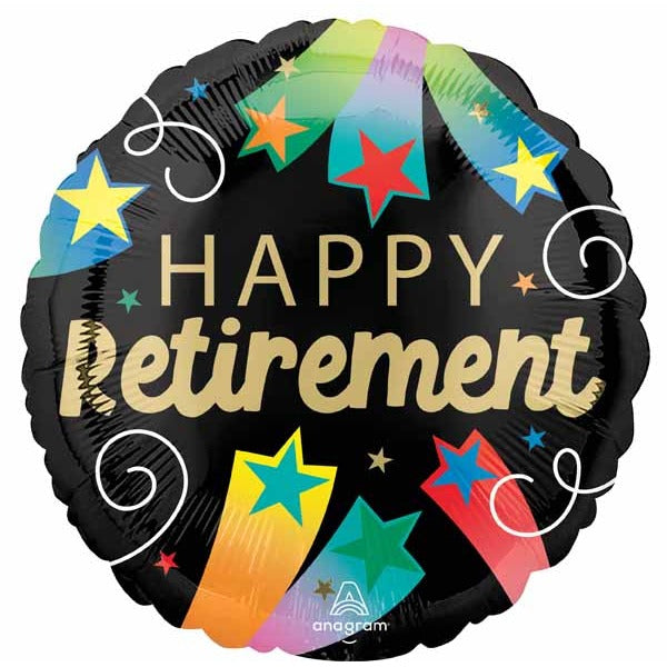 Happy Retirement 18" Round Foil Balloon