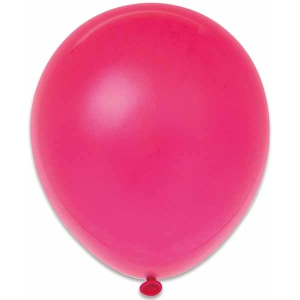 Fuchsia 12-Inch Latex Balloons, 10 Pack