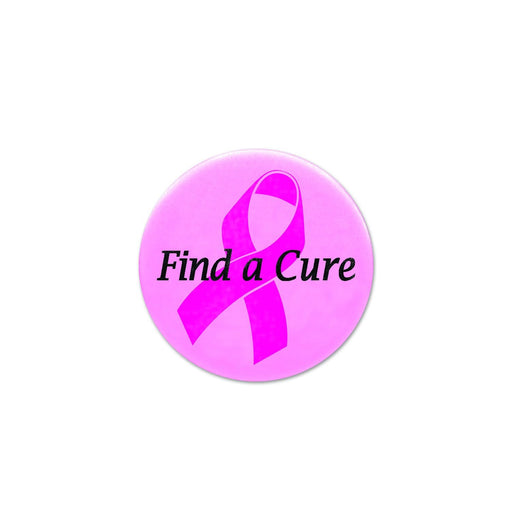 Bouton satin « Find a Cure », 2 pouces