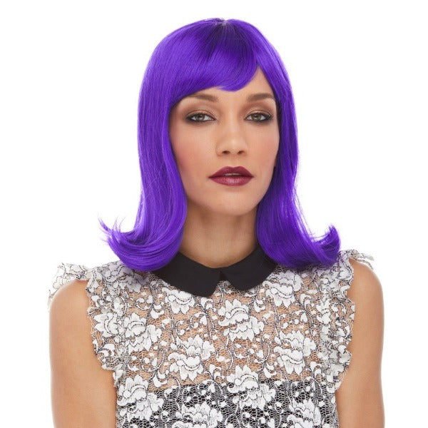Peggy Sue Purple Costume Wig