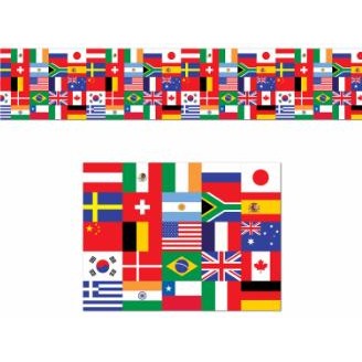 INTERNATIONAL FLAG POLY DECORATING