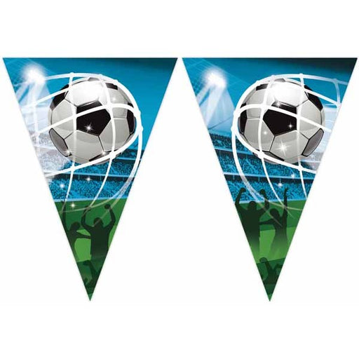 Soccer Fans Paper Triangle Flag Banner