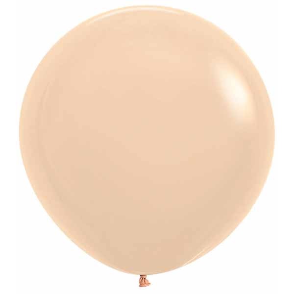 Sempertex Matte Malibu Peach 24-Inch Latex Balloons, 10 Pack
