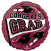 Grad Berry School 18" Round Foil Graduation Balloon