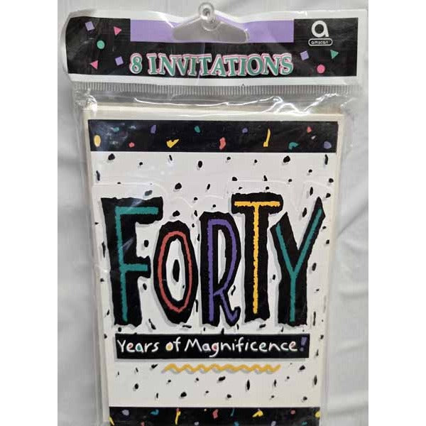 Older Better 40th Birthday Invitations, 8 Pack