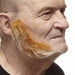 Strawberry Red and White Costume Sideburns