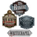 Sherlock Holmes Sign Cutouts, 4 Count