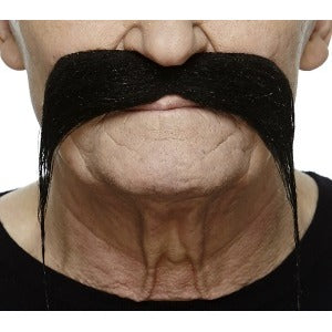 Black Costume Moustache, 14 cm x 14 cm