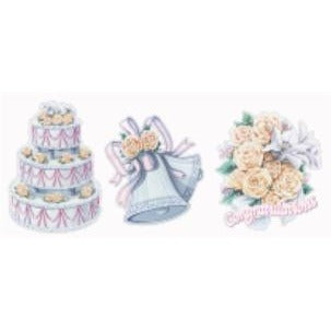 18-Inch Bridal Shower Cutouts, 3-Pack