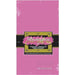 Cerise Plastic Table Cover, 54 x 108 Inches
