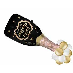 NEW YEAR BUBBLY 47" LATEX ACCENT PK Q10