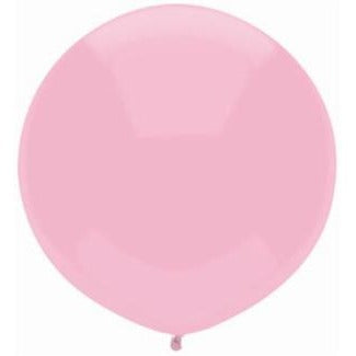 17 Inch Real Pink Outdoor Display Balloons, 72 Count