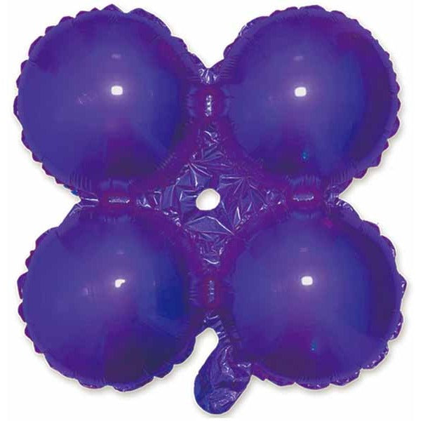 25-Inch Purple Quad Arch Foil Balloon