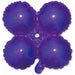 25-Inch Purple Quad Arch Foil Balloon
