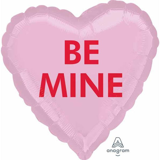 Be Mine Candy Heart 18-Inch Foil Balloon