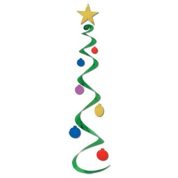 Christmas Tree Hanging Whirls, 3 Pack