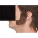 Black Character Costume Sideburns