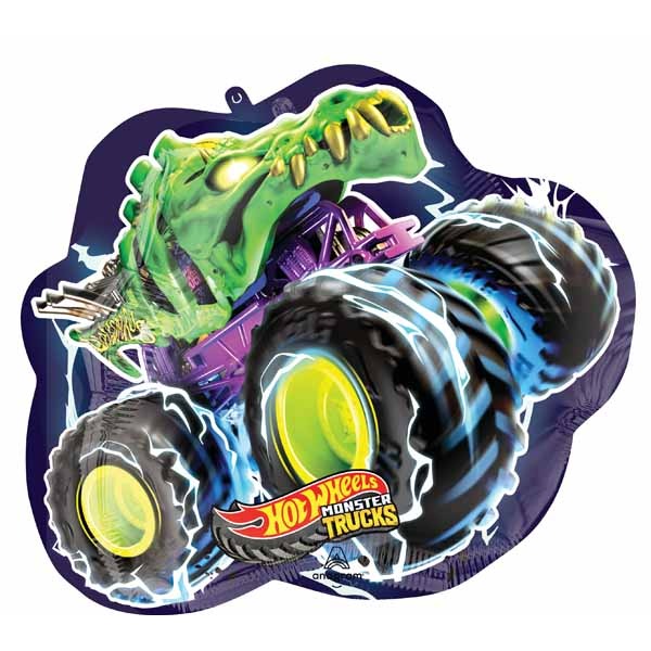 Hot Wheels Truck Shaped Foil Balloon, 23 Inch