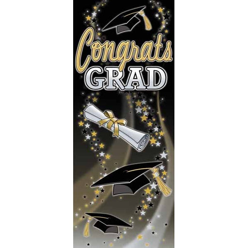 Congrats Grad Graduation Door Cover, 1 Pack