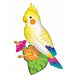 36-Inch Neon Tropical Bird Shaped Foil Balloon
