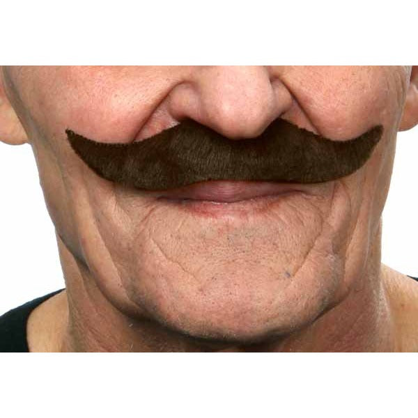 Dark Brown Handlebar Moustache