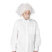 White Einstein Wig & Mustache Set